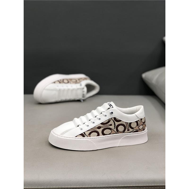 Spring youth new leather color matching board shoes platform comfortable casual sports trendy shoes zmd