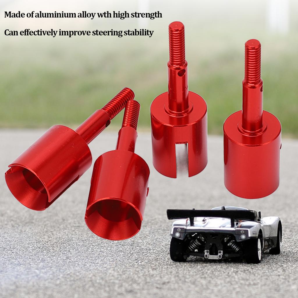 4Pcs RC Diff Cup Diff Ential Joint Cup Aluminium Upgrade Part for    02 1Celsius10 RC Vehicle