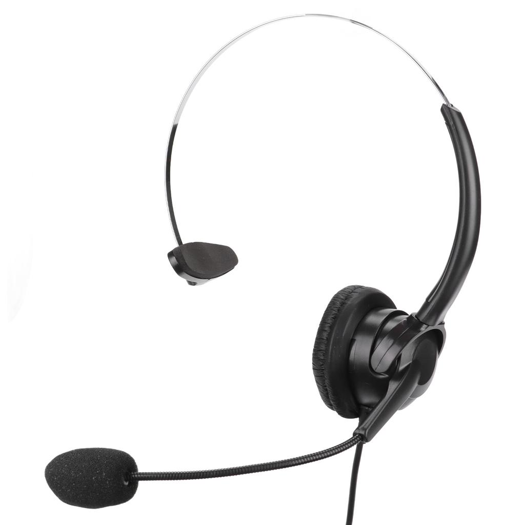 Telephone Headset RJ9 Earphone with 330 degrees  Adjustable Microphone for Home and Call Center Office Landline Phone