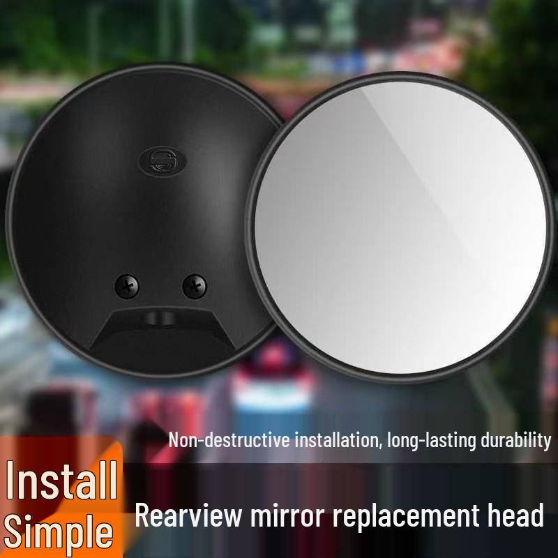 E-bike Compatible Rear View Mirror for Ninebot, Yadea Xiaoniu, Ube CG, and Xinri with Round Lens