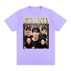 Keanu Reeves Vintage 90er Jahre Print T-Shirts Unisex Damen Mode Hip Hop T-Shirt Hohe Qualität Übergroßes Kurzarm T-Shirt Streetwear