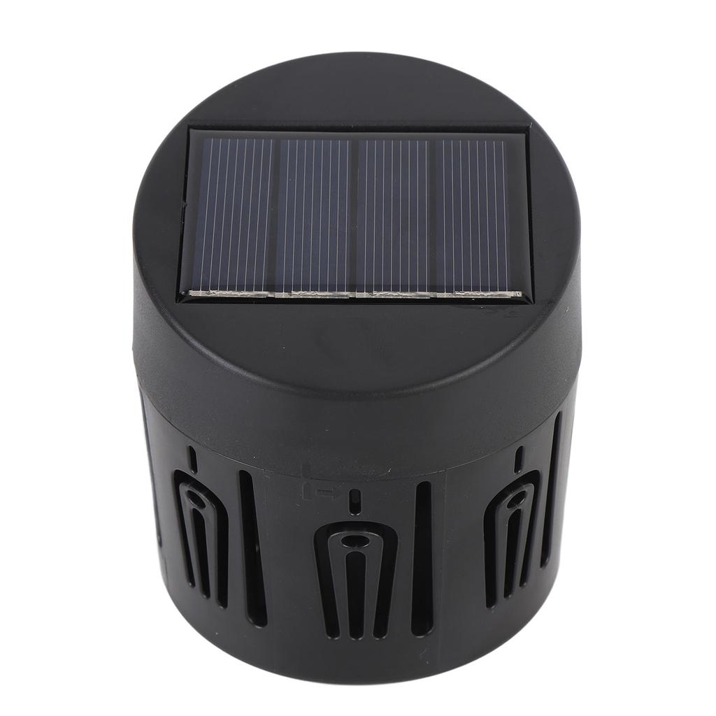 2 Pcs Solar Wall Light Flower Theme Decorative Water Proof Solar Fence Lamp for Backyard Yard Stair