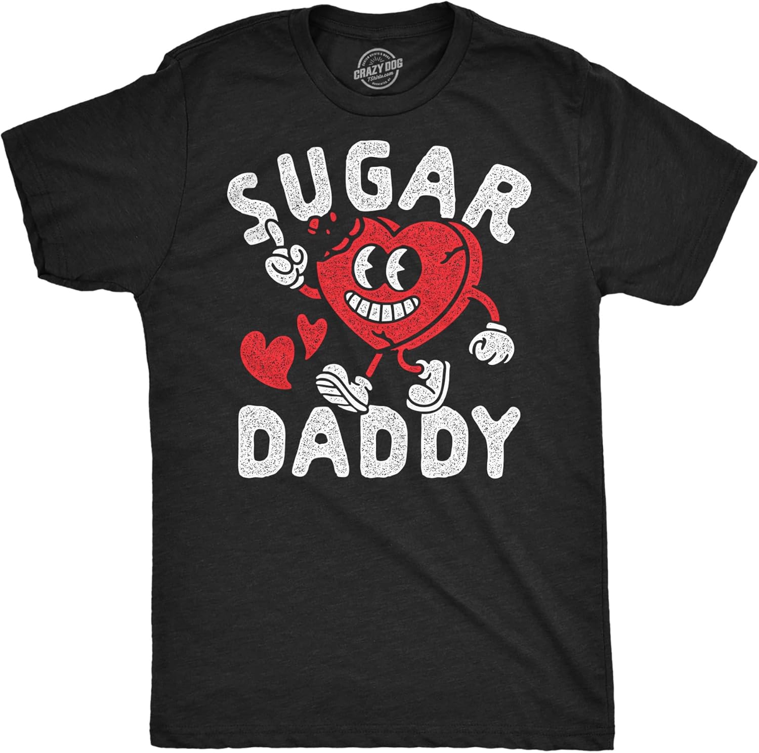 

Mens Funny T Shirts Sugar Daddy Heart Valentines Day Novelty Tee for Men 5XL різнокольоровий