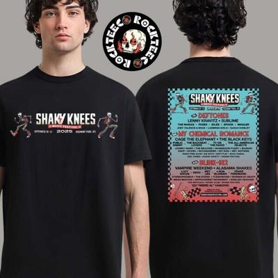 Shaky Knees Musikfestival 2025 Am 19. bis 21. September 2025 T-Shirt Unisex T-Shirt