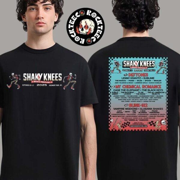 Shaky Knees Music Festival 2025 On September 19 21 2025 T-Shirt Unisex T-Shirt S