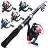SOUGAYILANG Angelrute Combo 1,6 M Reise Teleskop Angelrute mit Spinning Angelrolle Angeln Werkzeuge Angeln liefert