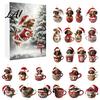 Christmas Advent Calendar Calendar 24 Day Countdown Box with Cat Dog Festival Atmosphere Decor Cow Acrylic Ornaments Festive Tree Hanging