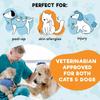 Inflatable Dog Recovery Collar Soft Pet Donut Collar for After Surgery Anti-Licking Wound Healing Protective Cone