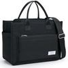 KALIDI FANCY FOREST Tote Bag, Shoulder Bag, 6 Pockets, 3-Way Use, Detachable Shoulder Strap, Large Capacity, Freestanding Canvas Tote Bag, Perfect