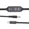 USB C Power Cord with 38 Adapters 100W Highest Efficiency Variable Power Supply DC5.5 Type C Charging Cable 120cm