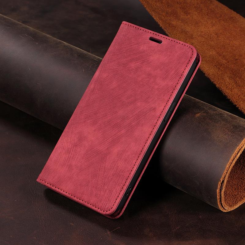 Protective Leather Case for Oneplus 8T, Nord CE2 5G, 10 PRO - Solid Color