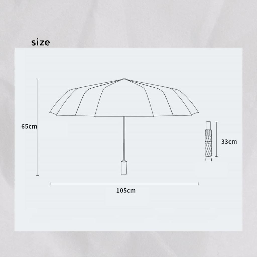 Folding Automatic Opening and 10 Reinforced Super Water UV Wind For Sunny and Rainy Heat Light Insulation Umbrella, Closing, Gift, Luxury, British,