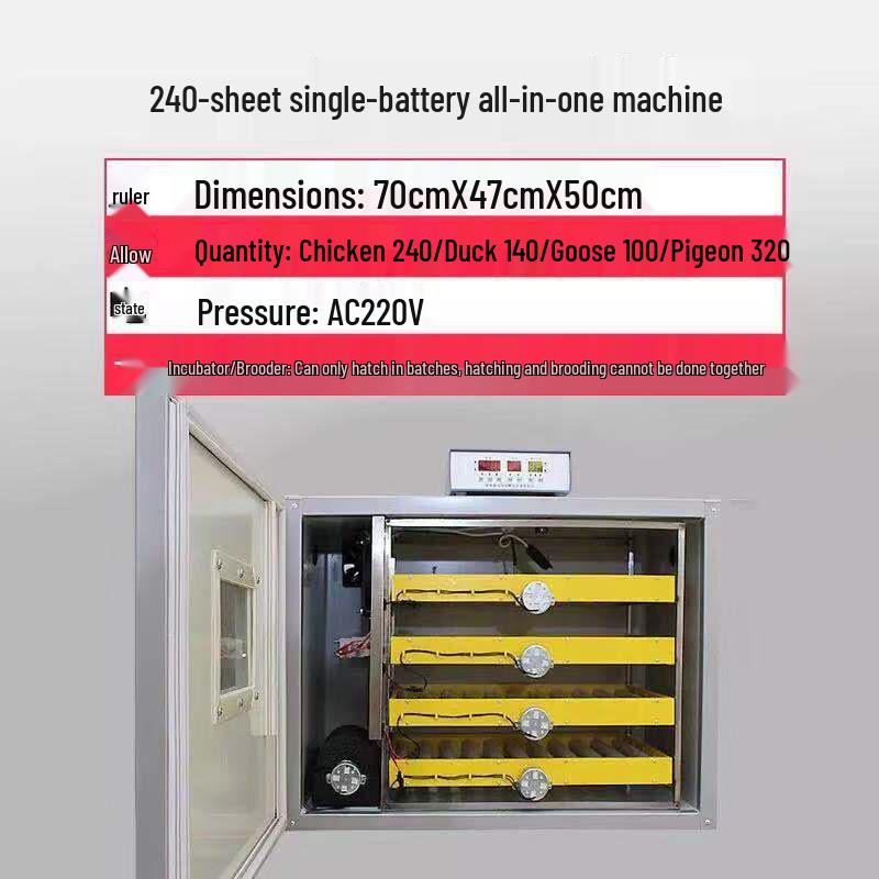 Automatic Egg Incubator for Home Use: Hatching Chickens, Ducks, Geese, and Pigeons