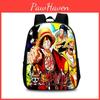 One Piece Anime Cartoon Design Boy Oxford Fabric Backpack  For Activities School