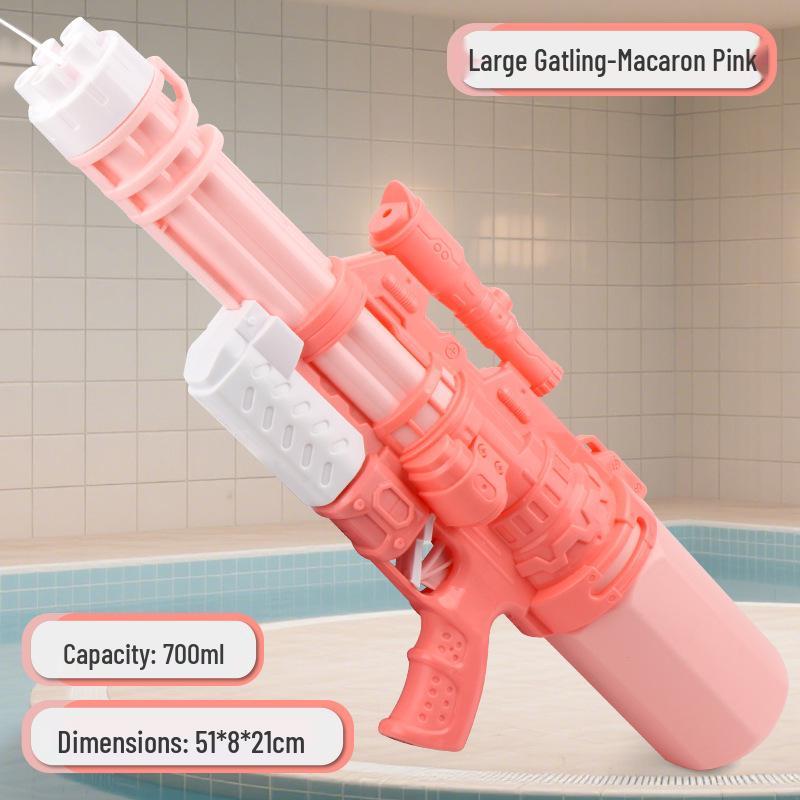 Kids’ XL High-Pressure Gatling Water Gun for Beach Battles