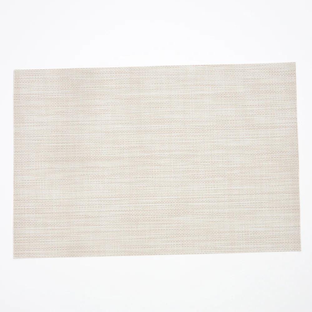 Woven PVC Placemats Heat Resistant Non-Slip Place mats for Dining Table Washable Durable Vinyl Table Mats