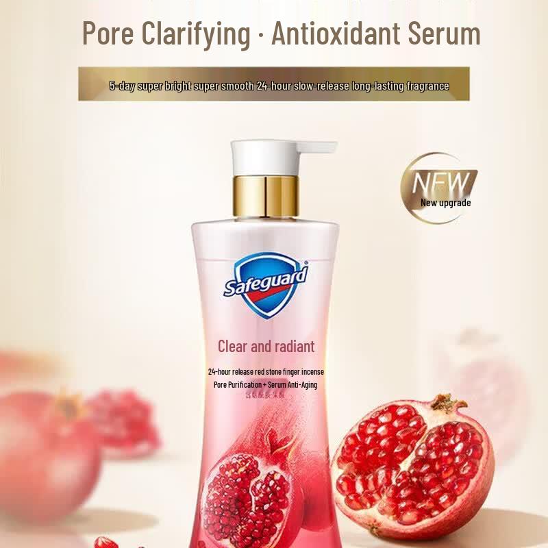 Safeguard Skin Renewal Shower Gel with Pomegranate Scent