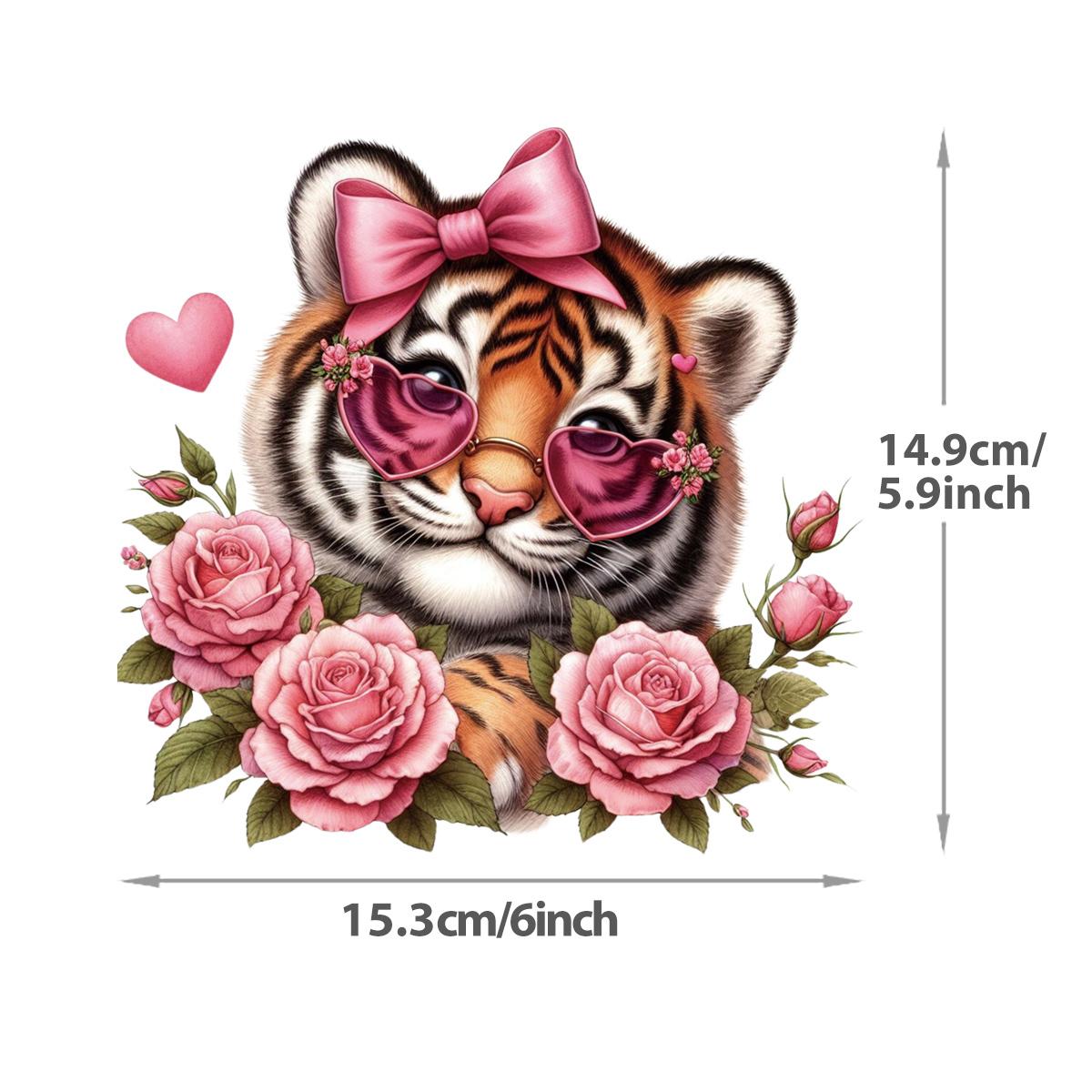 

Животные Цветы Термонашивки Одежда Мультфильм Олень Кошка Тигр Термопресс Виниловые Толстовки Топы Моющиеся Термонаклейки своими руками