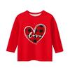Print Tops For Youth Girls Round Neck 3/4 Sleeves T,Shirts Trendy Tops Outfit Tees
