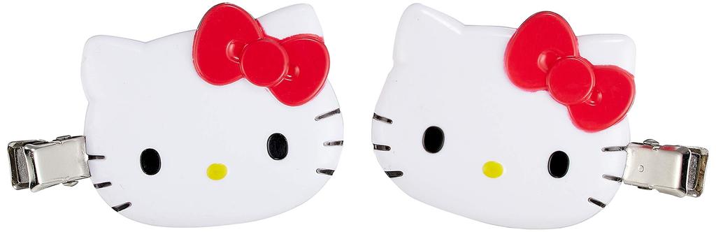 Sanrio Hello Kitty Bangs 5 x 1 x 813478 Clip, Approx. 3.3 cm, Red,