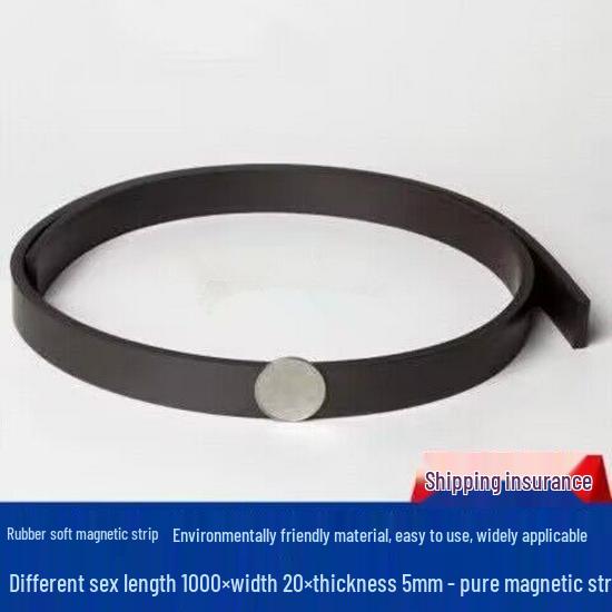Anisotropic Double-Sided Super Strong Magnetic Rubber Strip for Motors and Curtains