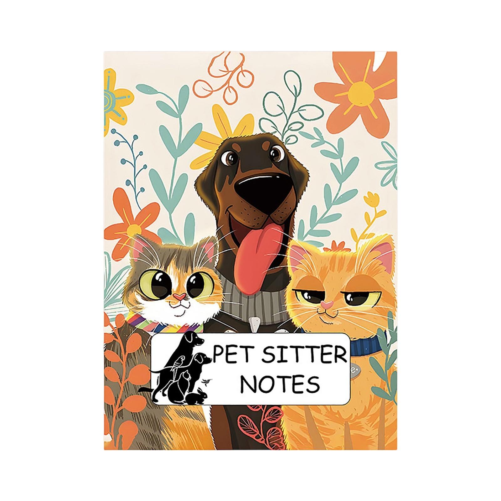 

Журнал учета ухода за домашними животными, журнал управления информацией о домашних животных и ухода за ними One Size