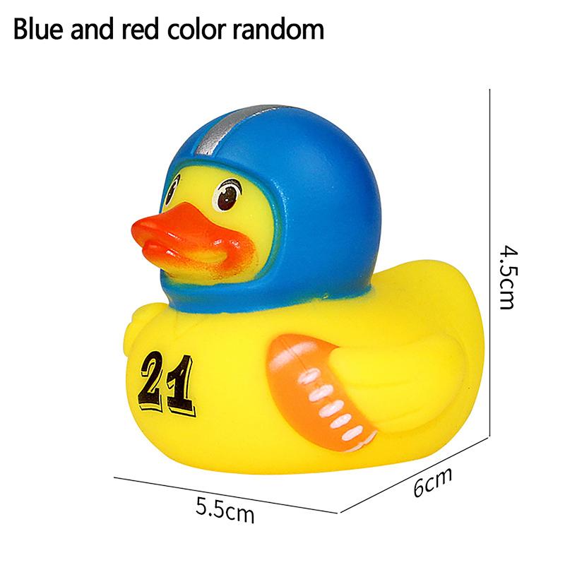 

Креативные милые спортивные игрушки-утки Детские игрушки для ванны Резиновые утки Летние пляжные развлечения для бассейна Плавающие утки Детские подарки на день рождения
