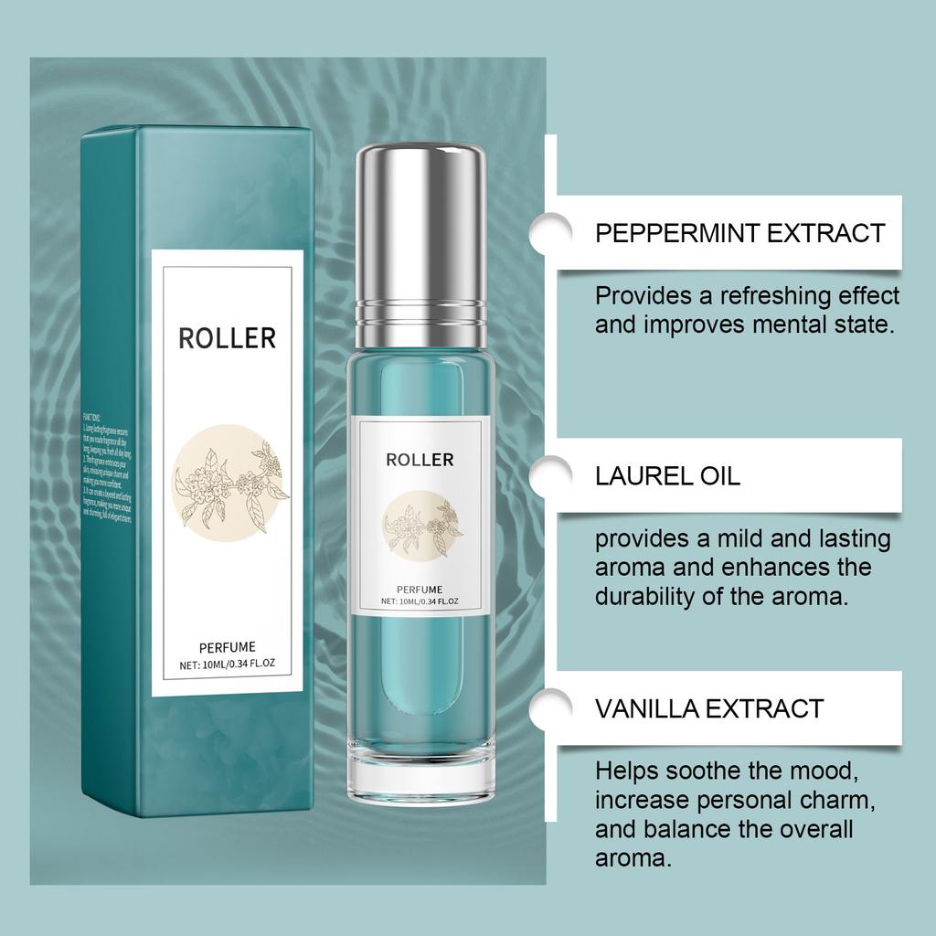 Roller Perfume Lasting Fresh Floral Mint Charm Perfume 10ml