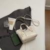 Glossy portable tote bag women's shoulder messenger bag