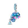 Brand New Copper Metal Charm Bead Components Animal Elephant Chameleon Fish Cat Bead Component Compatible With Authentic Original Bracelet High