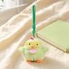 Yousheng Plush Chicken Pendant Keychain, Embroidered Auspicious Words Design, with Squeaking Backpack Charm for Kids Adults