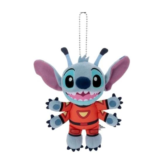 TAKARATOMY A.R.T.S Disney Character Petit Pop Ball Chain Mascot Disney Stitch (Red Suit) Height Approx. 14cm