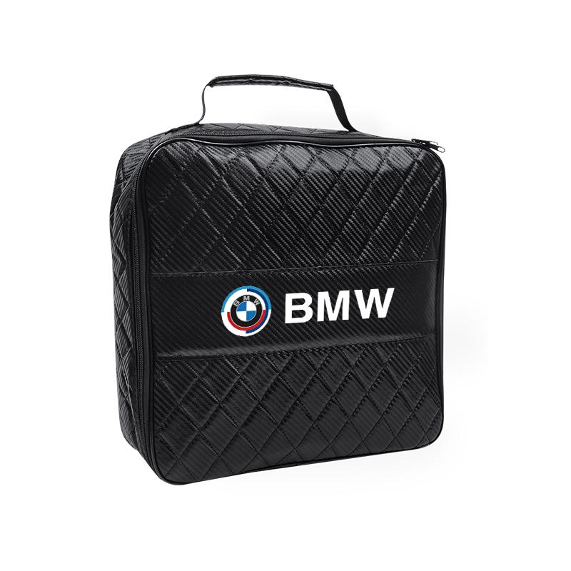 Electric Car Charging Gun Cable Storage Bag Accessories Stickers For BMW iX1 i7 F07 F48 F39 F34 F40 F45 F46 G30 G20 G32 Stickers CS6