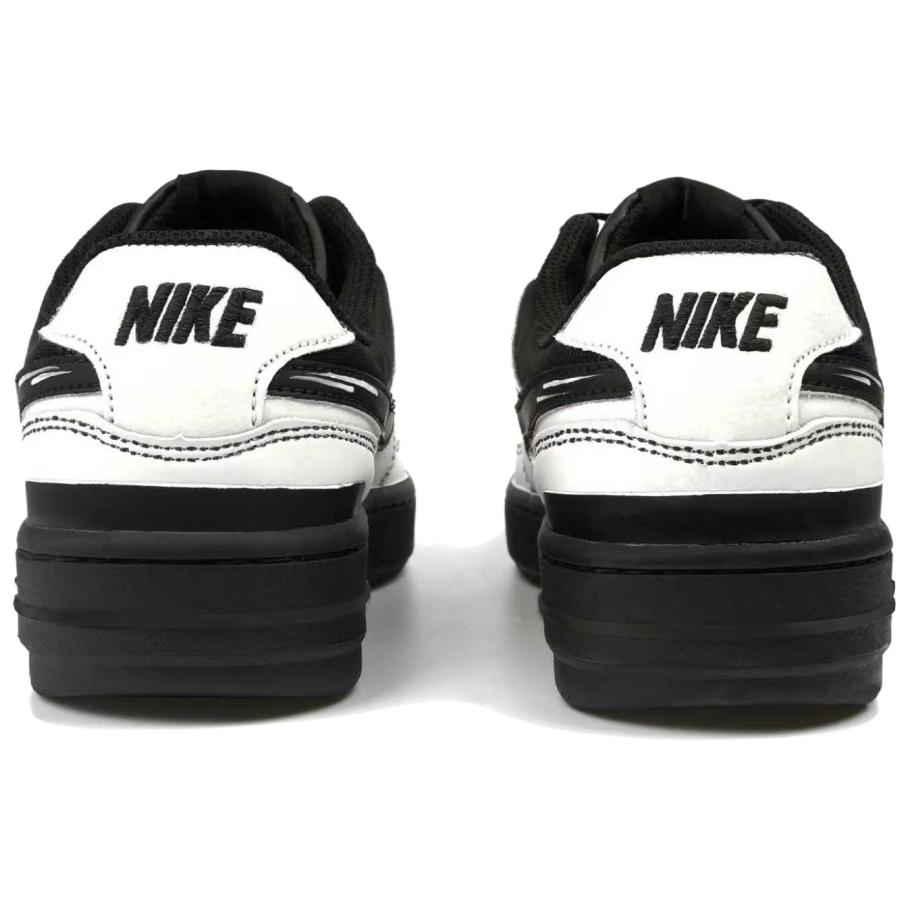 Nike Gamma Force Slip Resistant Abrasion Resistant Low top Skateboard Shoes Unisex Black White HQ1674-001(Team1192-)