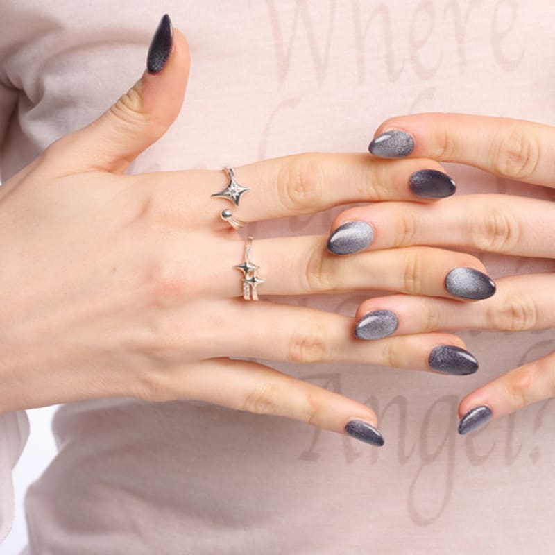 XANADU CUBIC SPARKLE RING L SILVER