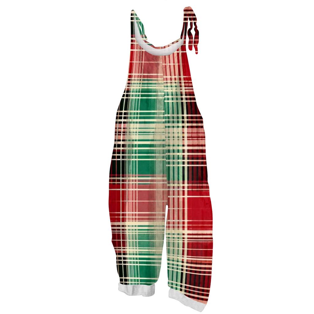 Women's Fashion Casual Loose Christmas Printed Wide-Leg Sweatpants