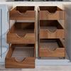 Pull-Out Cabinet Organizer Shelf Kitchen Sink Pantry Snacks Spices Storage Adjustable Multi-Layer Drawer Rack