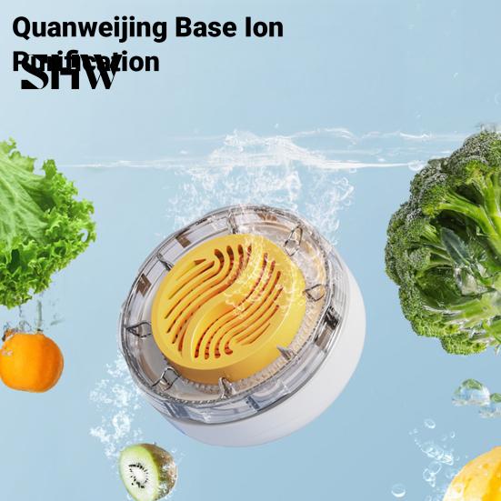 Multifunctionele Voedselreiniger Fruit- en Groentewasmachine, Draagbare Draadloze Productenreiniger, Waterdicht Apparaat voor Fruit Groenten Vlees