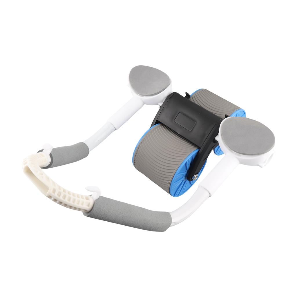 Automatic Rebound Abdomminal Wheel Ab Abdominal Muscle Exercise Roller with Timer Elbow Support Mute Fitness Equipment for Workout Home Office Gym