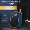 Portable Car Air Compressor Inflator Wireless Hand-held Pump Lamp for Car and Motorcycle Tyre Inflation and Compression