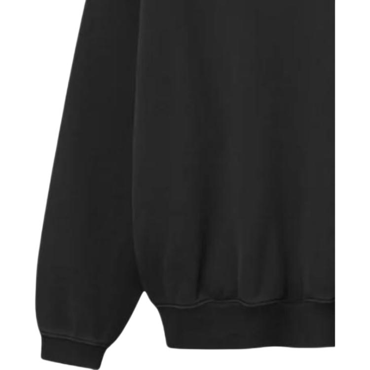 Fear of God Essentials 90s Crewneck Sweatshirt Faded Black Men Tops 192SP264451F