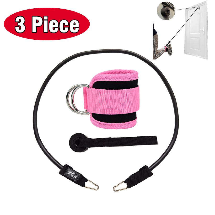 Fitness Ankle Straps izable Fit D-Ring Support Cuffs Gym Leg Strength Workouts Pulley with Buckle Active Guard Abductors