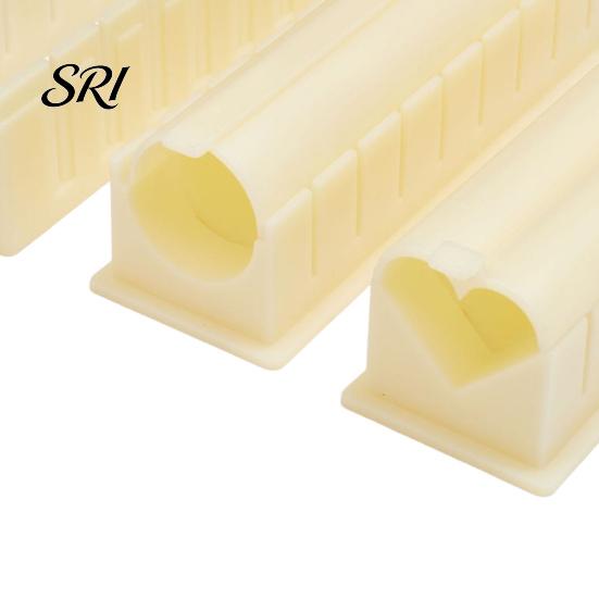 Sushi Roll Maker Press Molds for Beginners Compact Mold Set Stamper with Square Round Heart Shapes Easy DIY Making Kit Quick Meals