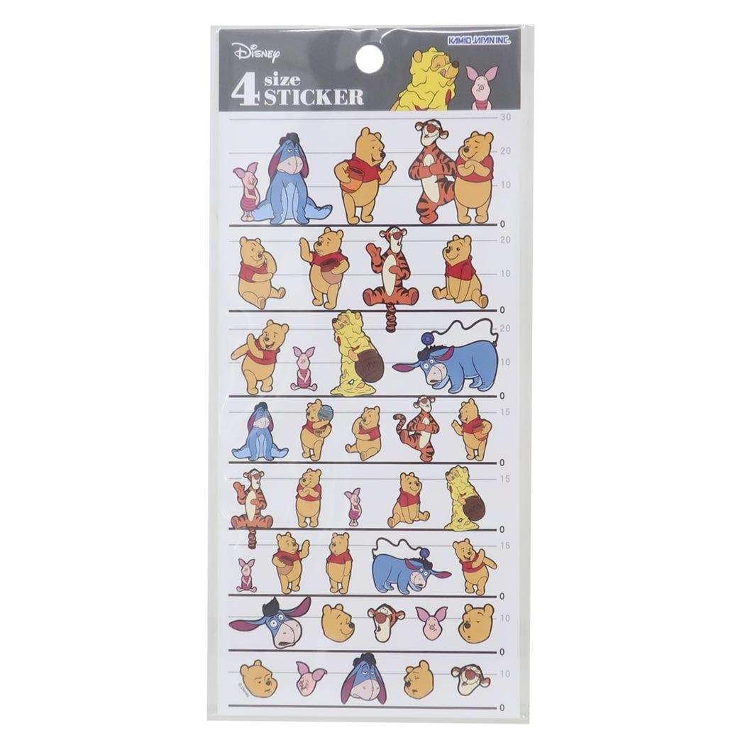 

Winnie the Pooh 4 Size Face Disney [Sticker Sheet] Sticker/Funny