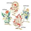 Metal Animal Bookmark Pendant Book Clip Retro Metal Bookmark  Student