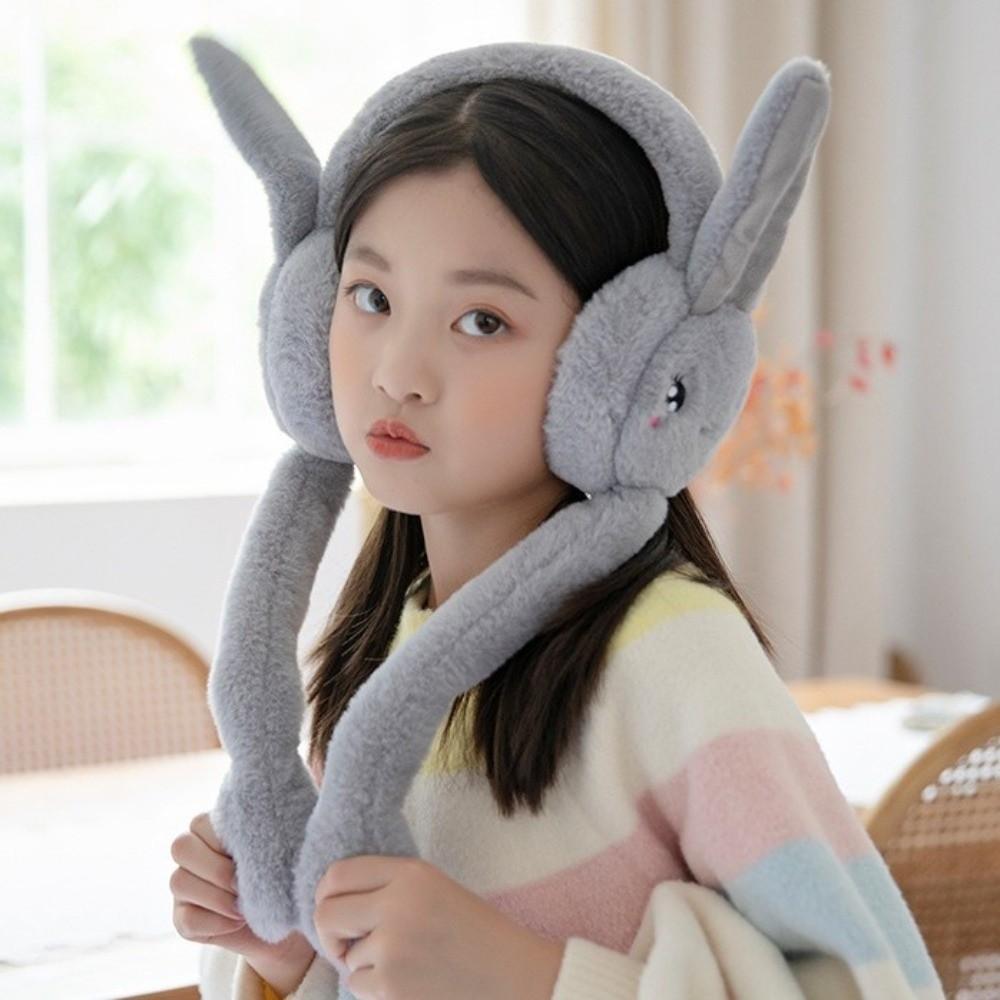 Cartoon Winter Earmuffs Rabbit Ear Cover Comfortable Ear Mask  Skiing