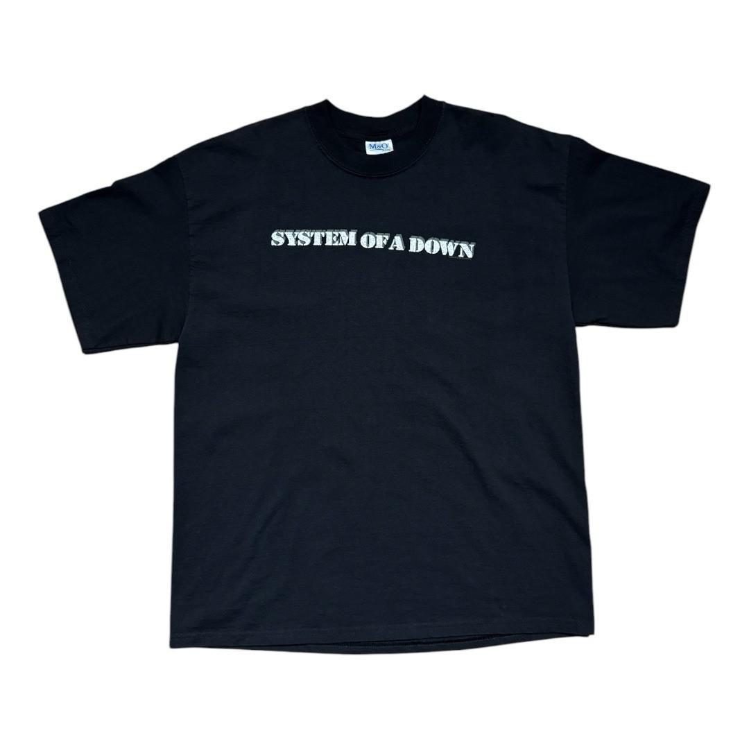 2002 XL System of a Down Chop Suey Band T-Shirt Mint Vintage 23x29.5 Merch Tour XL