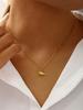 Simple Necklace Ocean Collection Summer Hundred Women'S Fashion Stainless Steel Set Zirconia Fish Pendant Necklace, Daily Wear