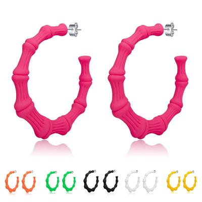 Earrings Paint Spraying Fade-resistant Dress Up