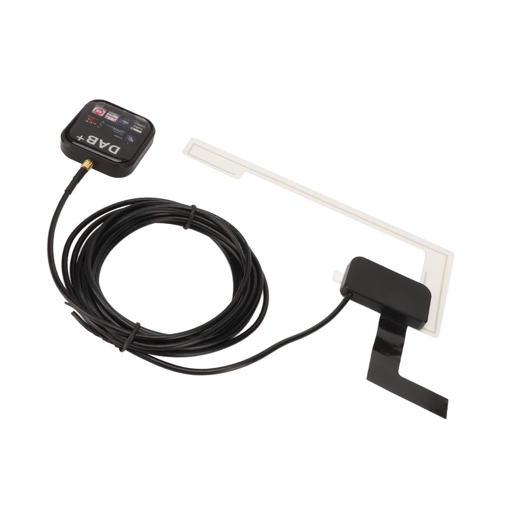 DAB DAB+ Radio Receiver USB Powered Portable Digital Radio Receiver Adapter with Antenna for Android